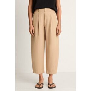 Apiece Apart Tan Cropped Pants